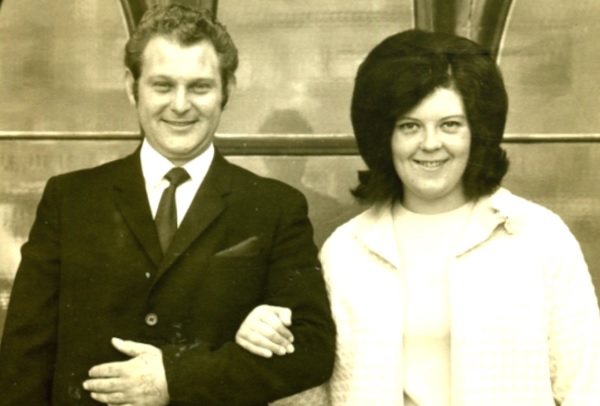 John and Lesley Brown, parents of Louise. Photo courtesy of Martin Powell/the Brown family album.