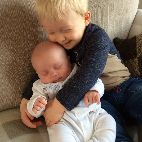 William with his older brother Thomas nearly two years ago William with his older brother Thomas nearly two years ago