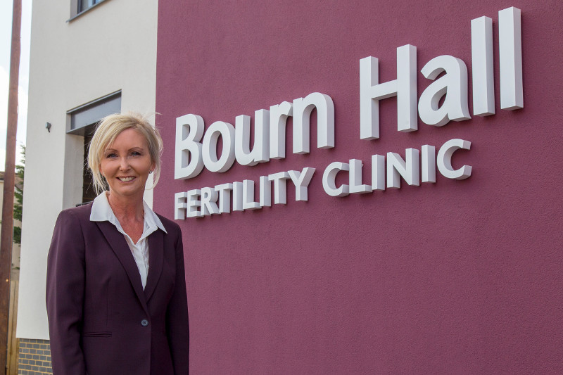 Sarah Pallett outside the new Wickford Clinic Sarah Pallett outside the new Wickford Clinic