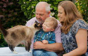 A very special Father's Day for a man who never thought he would be a dad
