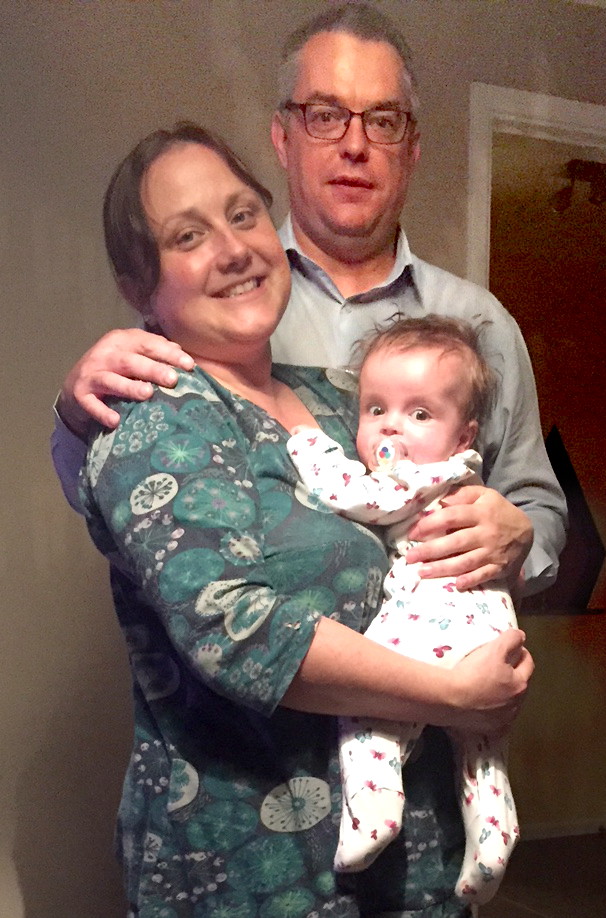 Jess and Marc with Lizzie