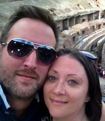 Me and my good egg – we became much closer during the IVF process