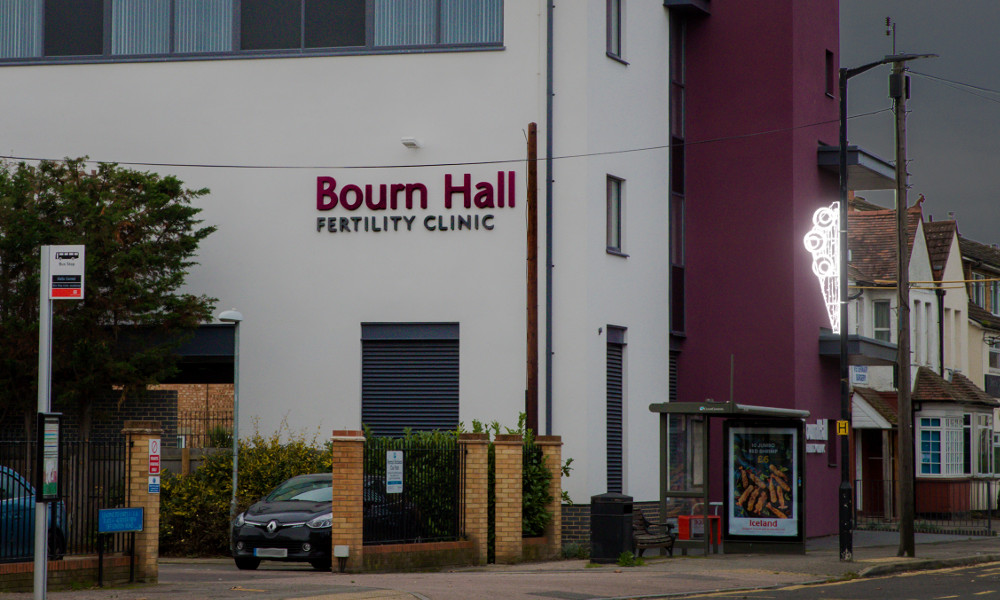 Christmas light outside BH Wickford