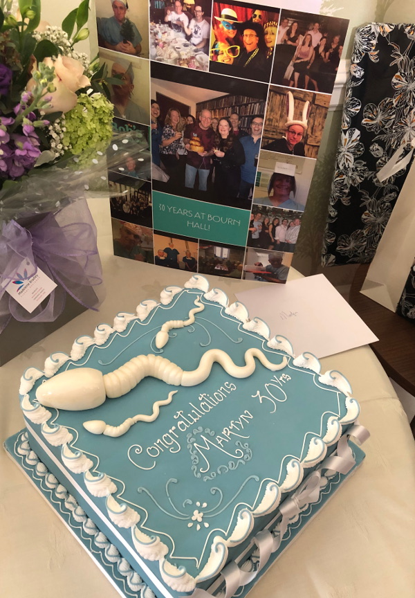 Martyn's 30 year anniversary cake and card Martyn's 30 year anniversary cake and card