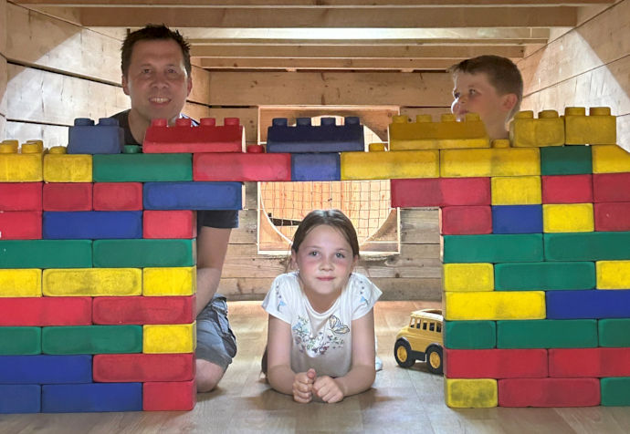 Jason, Effie and Jude on Father’s Day
