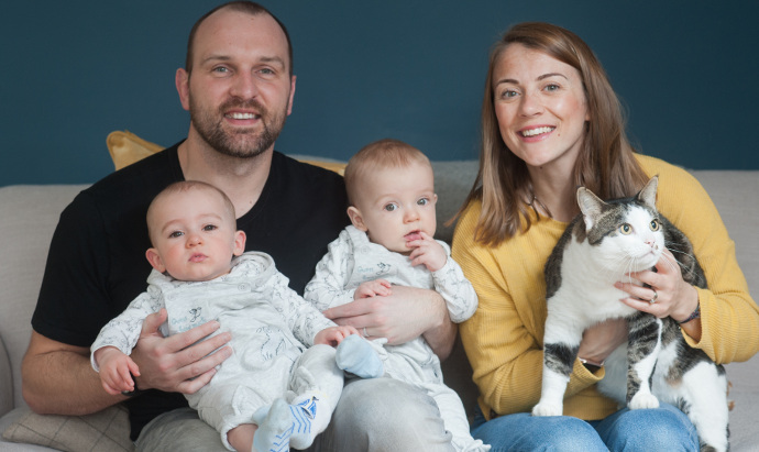 Double delight for Norfolk couple after polycystic ovaries affected fertility