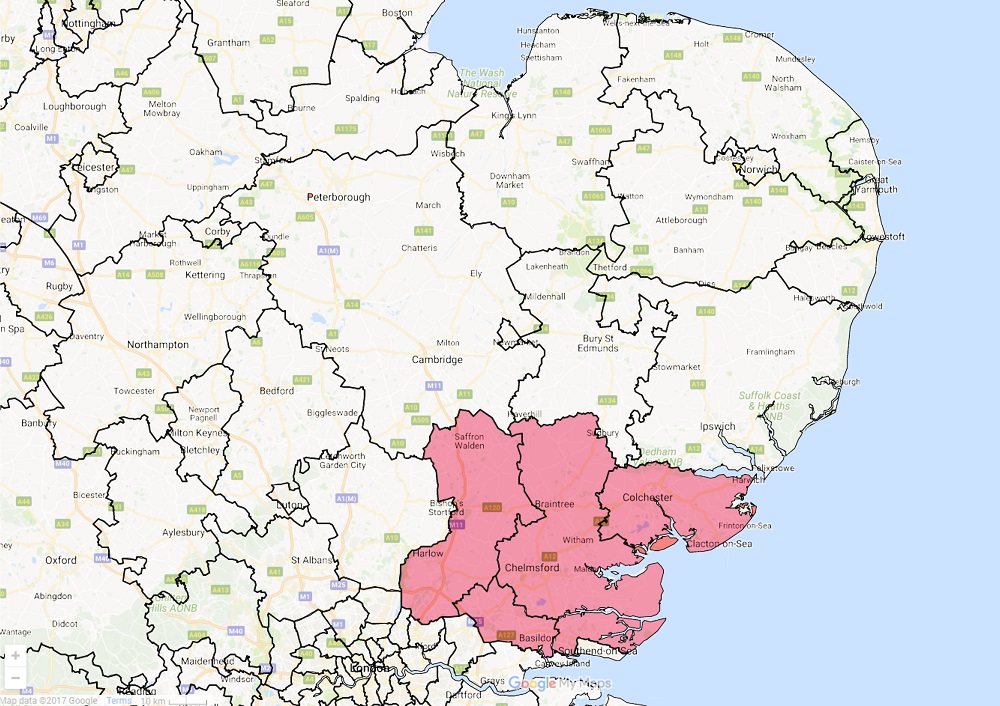 Essex (North, East, West)