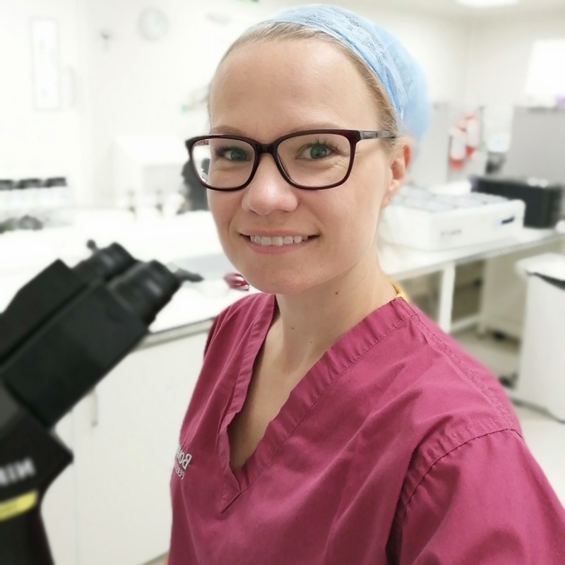 Katie Finch, Principal Embryologist at Bourn Hall Wickford (2) Katie Finch, Principal Embryologist at Bourn Hall Wickford (2)