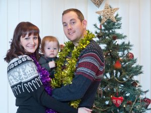 Four years on, proud big brother welcomes sister to School Nativity