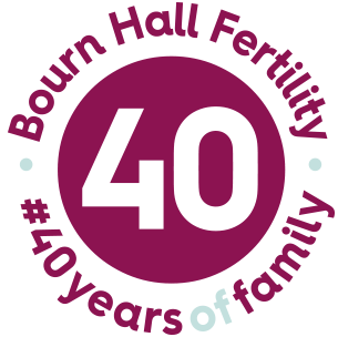 40 years of Bourn Hall logo
