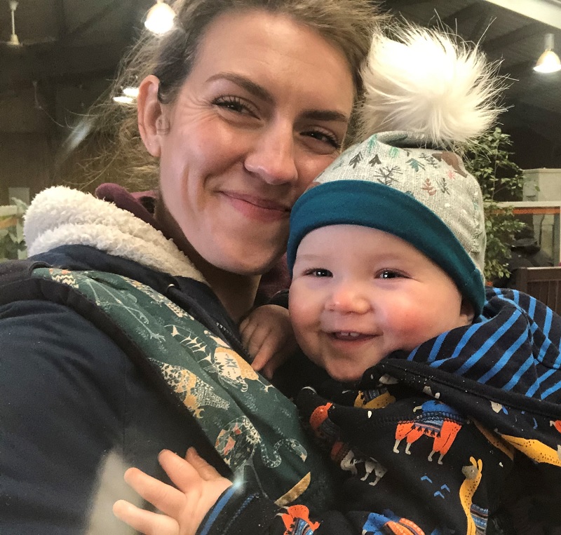 Leonie McCaughren with son Bear who was Bourn Hall Wickford's first baby Leonie with son Bear who was Bourn Hall Wickford's first baby celebrating their first Mother's Day