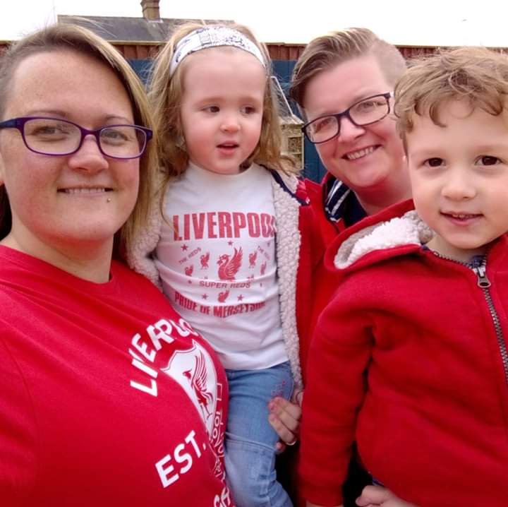 Melanie and Laura with Jasmine and Isaac