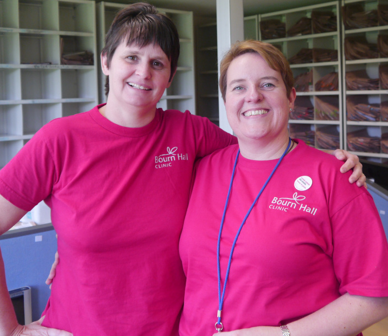 Zoe Archbold (Fertility Nurse Specialist) with Laura Carter-Penman on 'Wear It Pink Day' Zoe Archbold (Fertility Nurse Specialist) with Laura Carter-Penman on 'Wear It Pink Day'