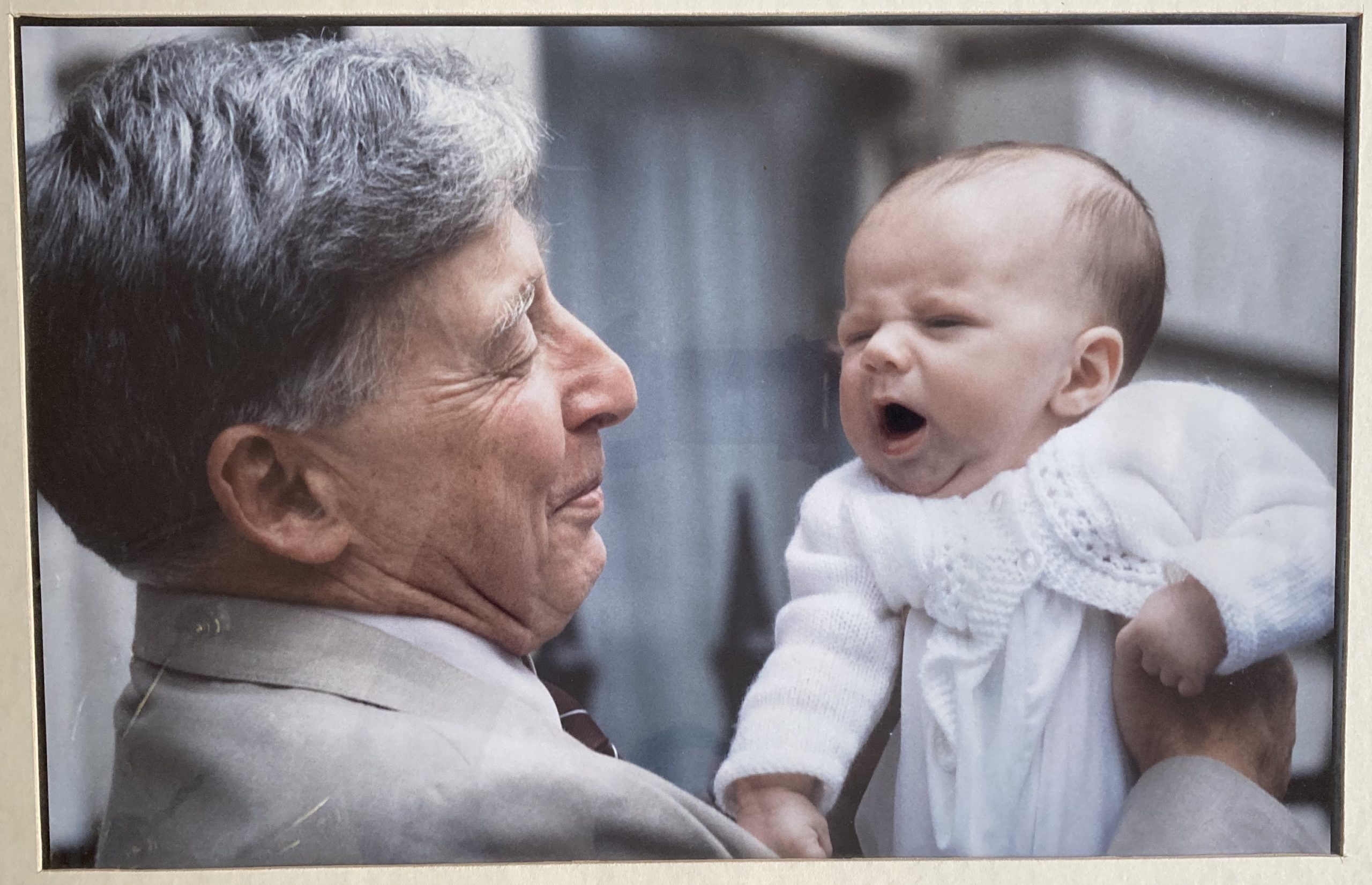 Professor Robert Edwards and Robbie