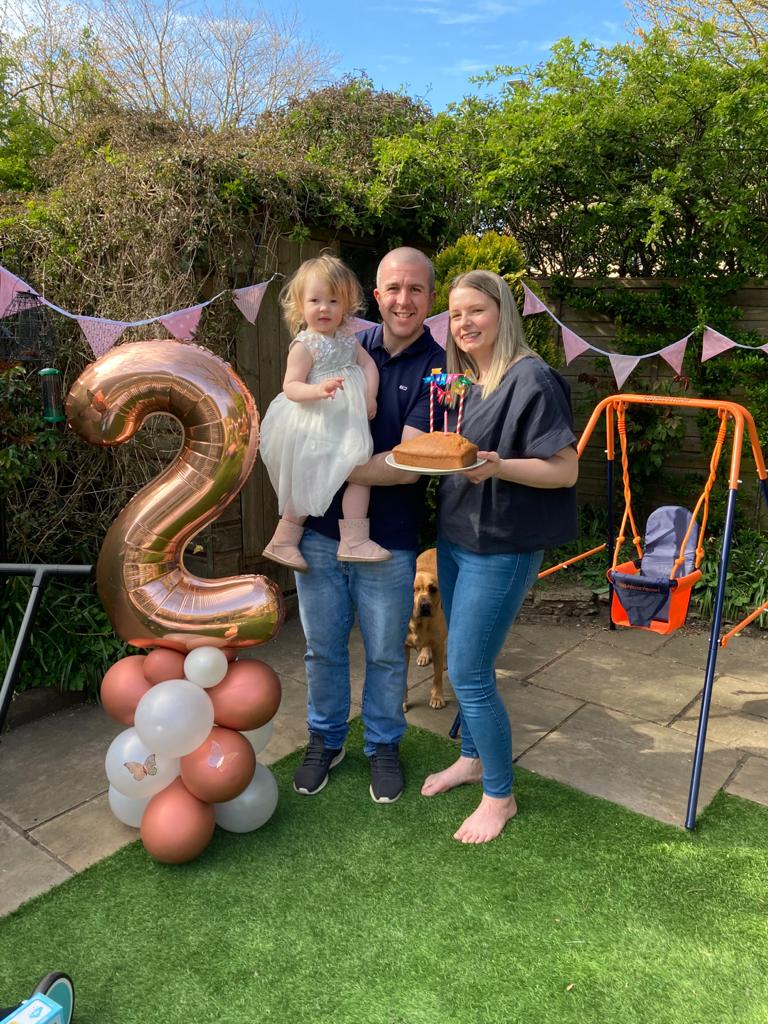 Elle's 2nd birthday IVF Hertfordshire NHS IVF