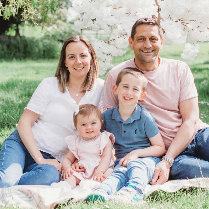 Heidi, James, Logan and Emilia (credit Terri & Lori Studio) secondary infertility Heidi, James, Logan and Emilia (credit Terri & Lori Studio)