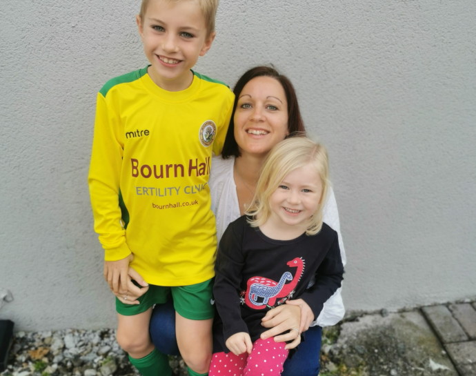 Shanna with Henry and Arabella