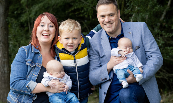 Vicki and Ricky with their three children