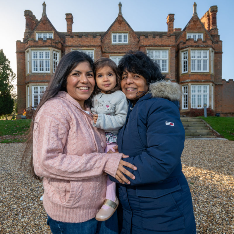 Three generations - Angeliqua with her mother and her daughter Three generations - Angeliqua with her mother and her daughter