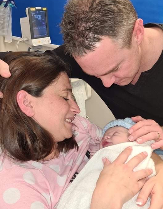 Gaby and Tim with Casper