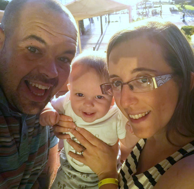 Michael and Amanda with Alfie Michael and Amanda with Alfie