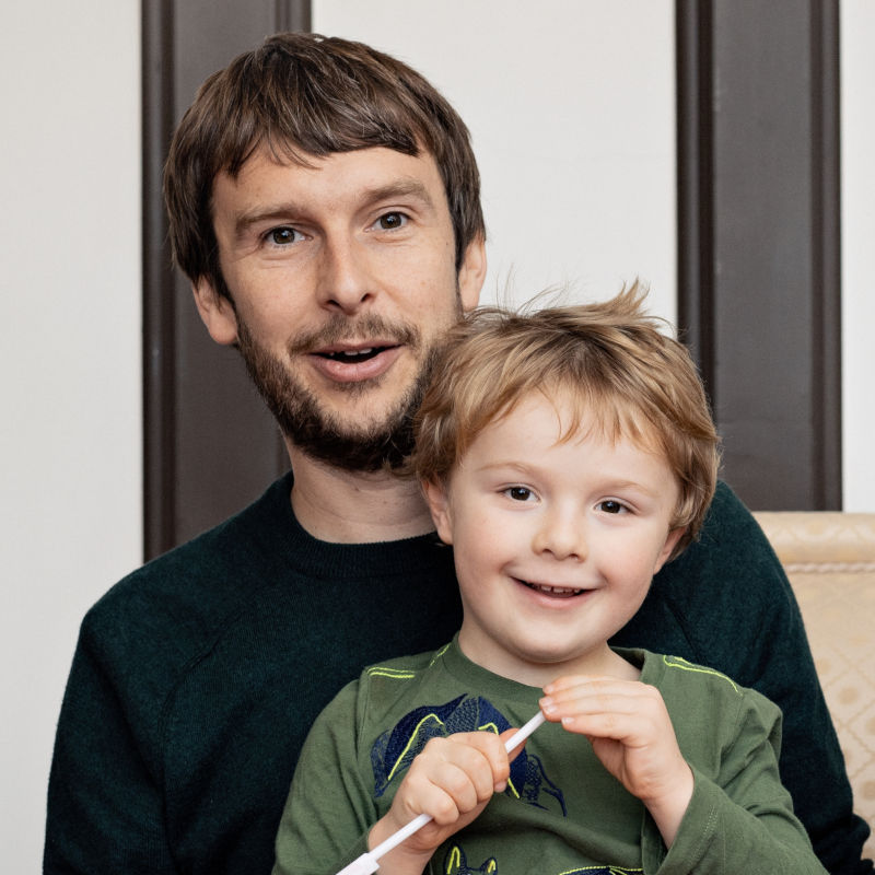 Luke with Max Luke with Max