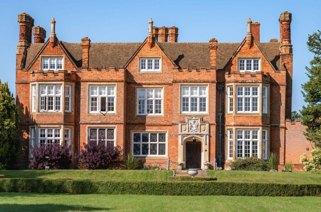 The outside of the Cambridge Bourn Hall location.