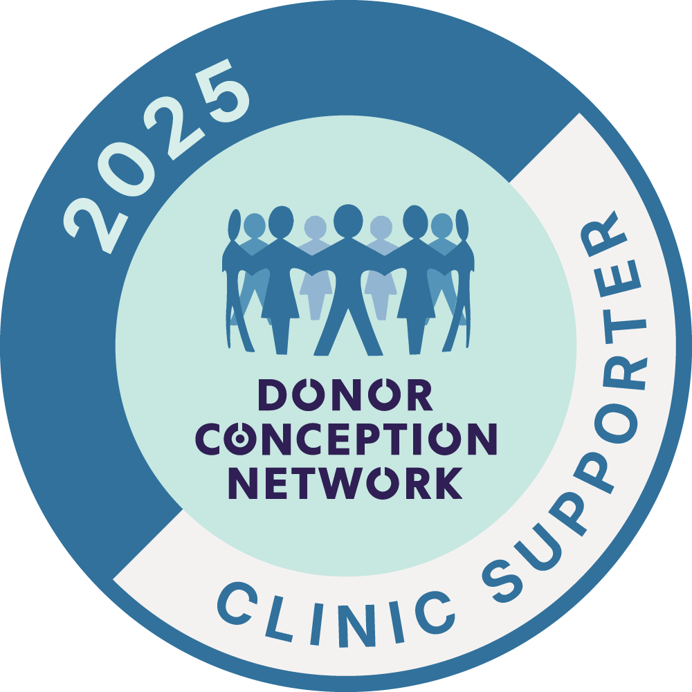Donor Conception Clinic Supporter25 badge