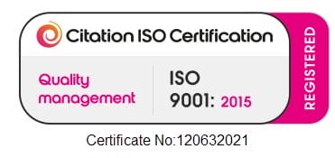 Citation ISO Certification badge.