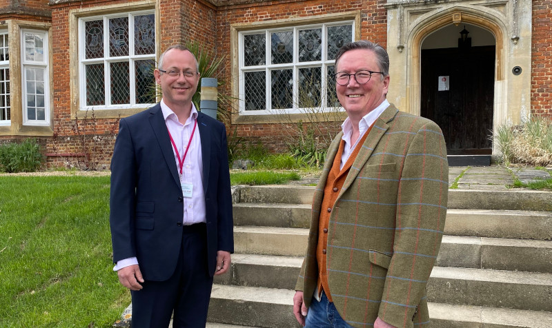 John Arthur Finance Director and Mike Macnamee