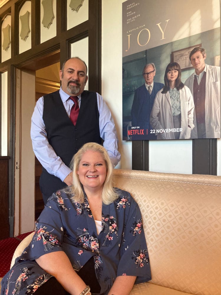 Louise Brown and Thanos Papathanasiou - Joy at Bourn Hall