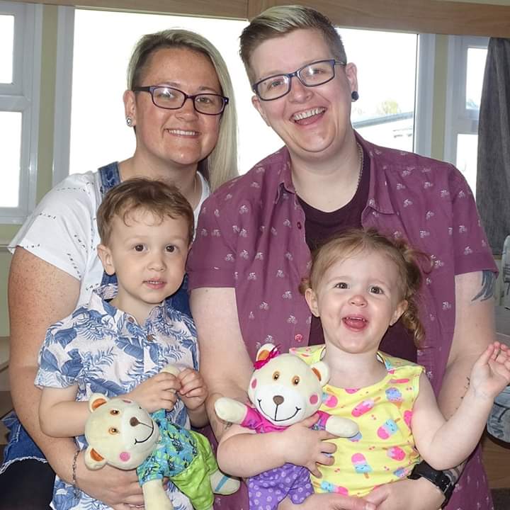 IVF for lesbian couples Melanie and Laura with Isaac and Jasmine