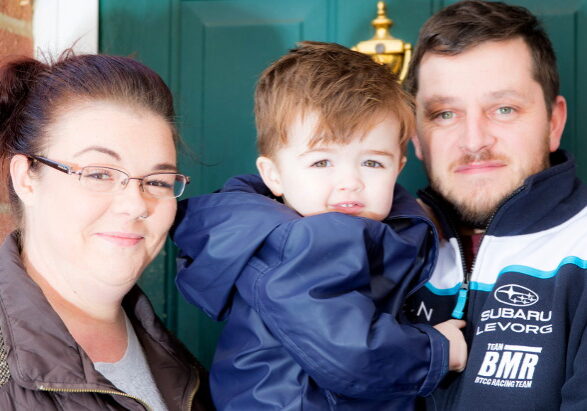 Donna and Chris with son Ronnie