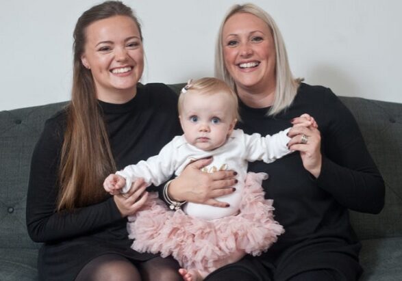 Joanne and her daughters